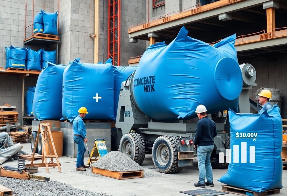 Brief SEO combien de big bag mélange pour 1m3 de béton