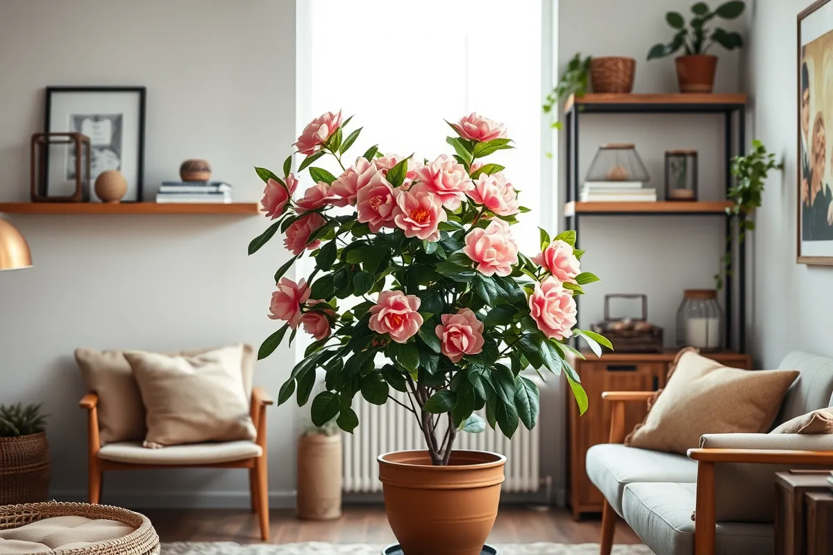 Peut-on garder un camélia à l'intérieur