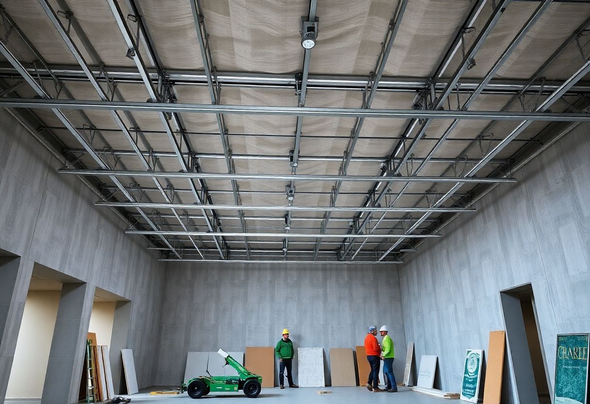 plafond autoportant 5m