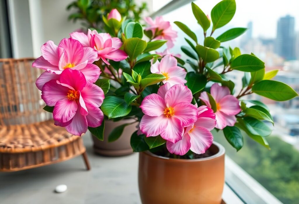 camélia en pot