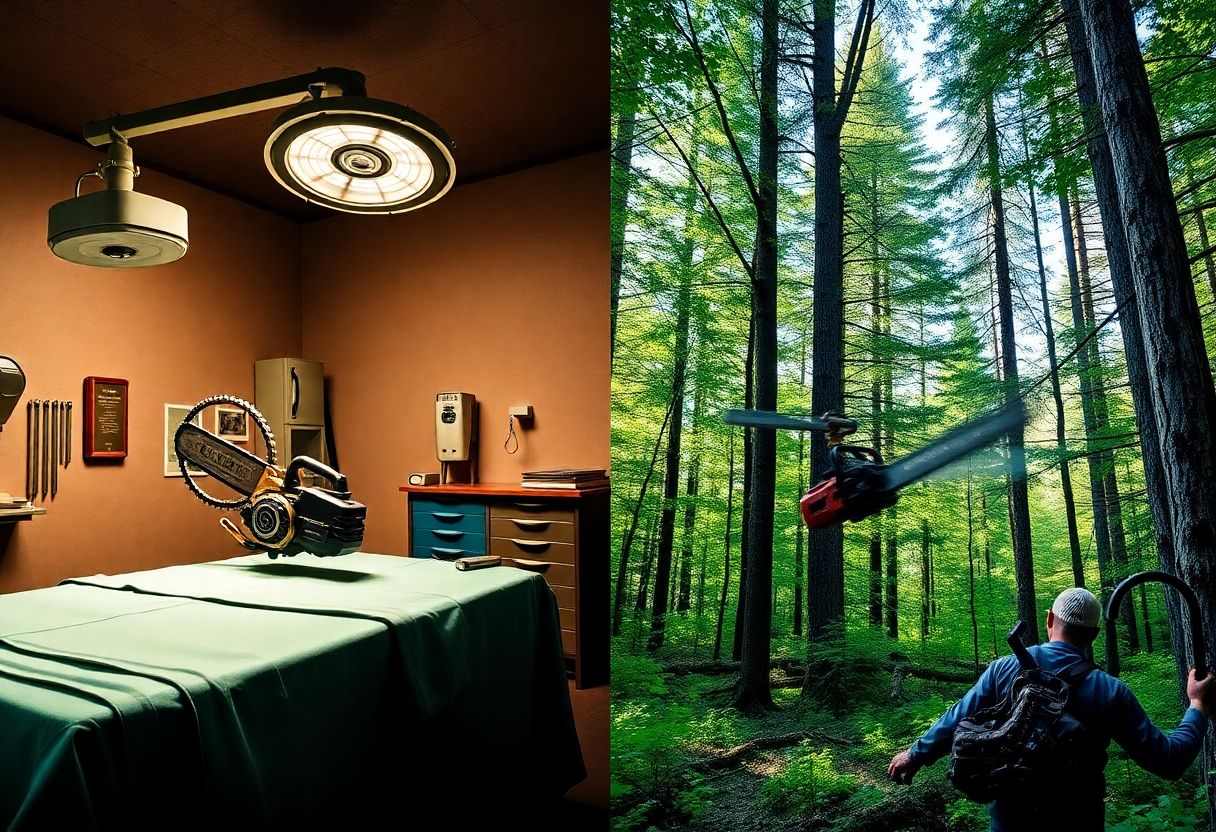 pourquoi la tronçonneuse a été inventée ?