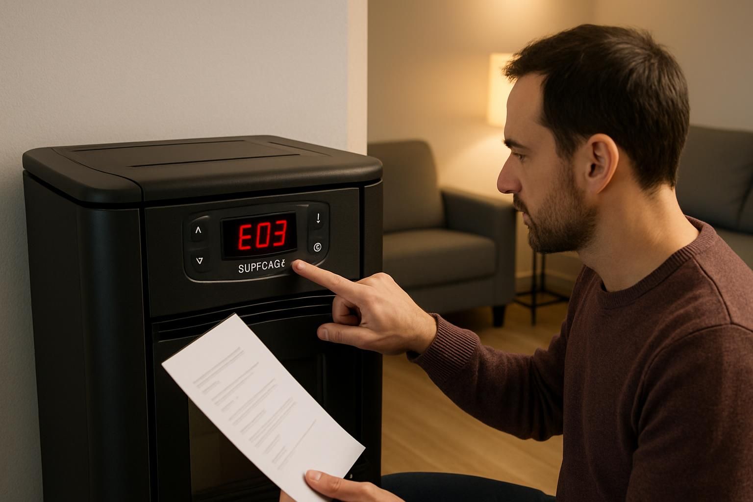 découvrez comment identifier et résoudre les codes d'erreur des poêles à granulés superior pour un fonctionnement optimal et sécurisé.