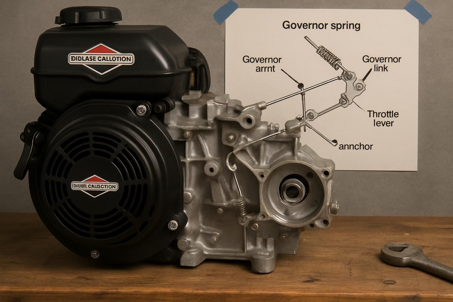 découvrez notre schéma détaillé et guide complet pour le montage du ressort régulateur briggs & stratton, facile à suivre pour une installation réussie.