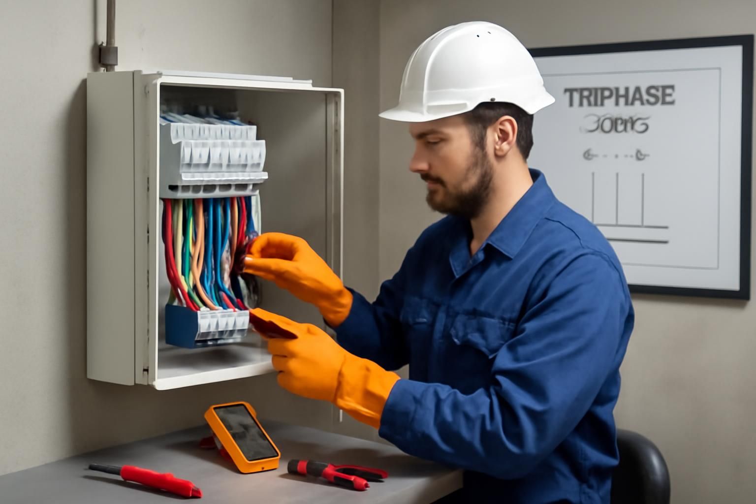 découvrez notre guide complet sur le branchement triphasé 4 fils pour réaliser une installation électrique sécurisée et conforme aux normes en vigueur.
